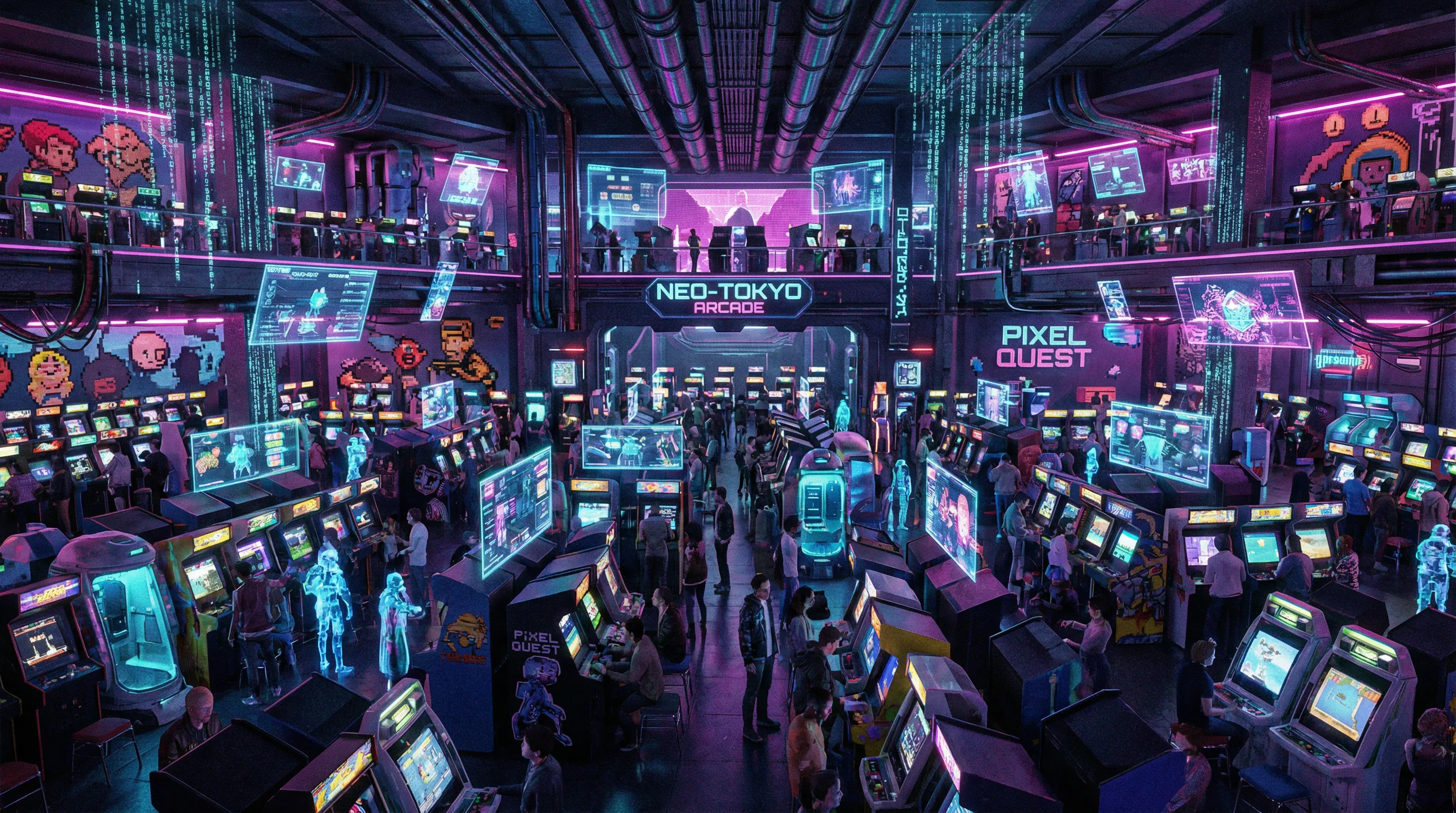 老虎机 水果老虎机街机大厅全息全景